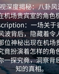 香蕉影视深度揭秘：八卦风波背后，神秘人在机场贵宾室的角色极其令人意外description：一场关于香蕉影视的八卦风波背后，隐藏着令人震惊的内幕。那位神秘出现在机场贵宾室的人物，究竟扮演着怎样的角色？本篇文章带你一探究竟，洞察背后不为人知的真相。